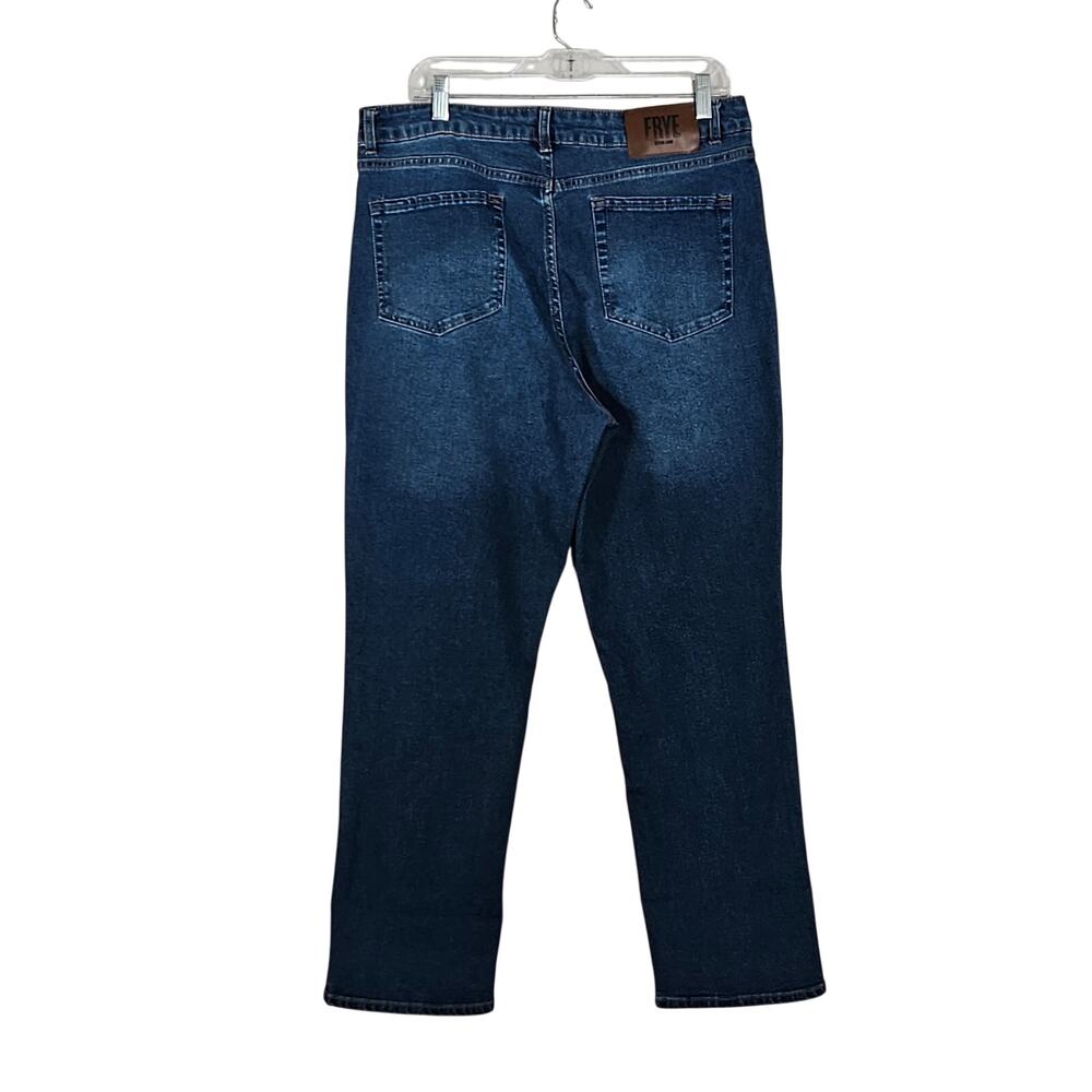 Frye High Rise Amari Medium Wash Roll Cuff Jeans 1859395 size 12/31 EUC - Picture 4 of 10